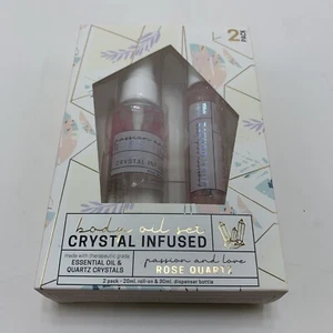 Goldessence Aramas Body Oil Set Crystal Infused Rose Quartz (A5) - Picture 1 of 7