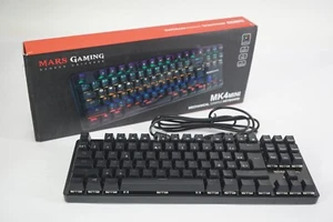 Mars Gaming MK4 MINI mechanische Gaming Tastatur QWERTY RGB Keyboard #63 - Bild 1 von 8