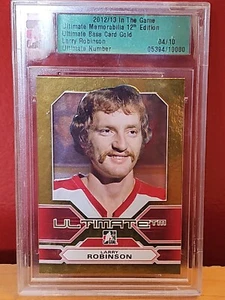 2012-13 ITG Ultimate Memorabilia 12TH Edition Gold /10 Larry Robinson - Bild 1 von 3