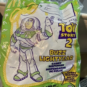 VINTAGE SELTEN VERSIEGELT MCDONALD'S 1999 SPIELZEUGGESCHICHTE 2 BUZZ LICHTJAHR SÜSSIGKEITENSPENDER - Bild 1 von 1
