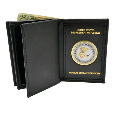 Perfect Fit FBOP Medallion Wallet Double ID Prisons Federal Style Document Case - Image 1 of 4