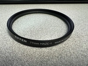 TIFFEN 77mm  UV HAZE-1 HAZE 1 SCREW in  OPTICAL GLASS FILTER  - Picture 1 of 1