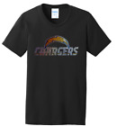 Women's Los Angeles Chargers LA Football Ladies Art T-Shirt Tee Shirt Size S-4XL