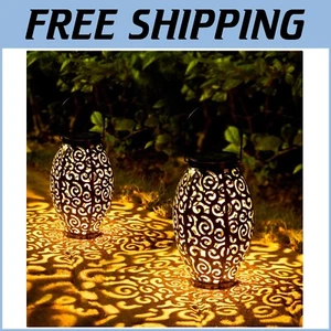 Garden Decorative Solar Lanterns - Waterproof, Automatic LED Lights for Outdoors - Picture 1 of 8