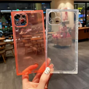 Angle Clear Soft Case For iPhone 15 14 13 12 Pro Max 11 XR 8 Shockproof Cover - Picture 1 of 15