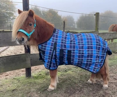 Neue 100cm 1200d Shetty/Pony Regendecke/Outdoordecke Ungefüttert - Bild 1 von 3