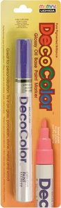 Marcador de pintura de punto ancho de color Uchida 300-C-8 Marvy Deco, violeta - Imagen 1 de 1