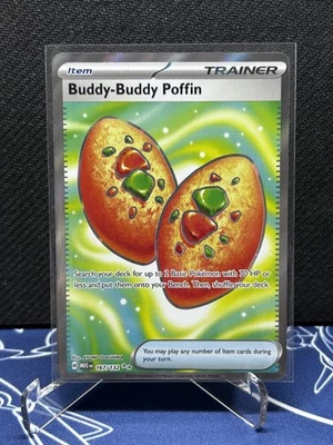 Pokemon TCG Mega Evolution Buddy-Buddy Poffin 167/132 English NM - Image 1 of 4