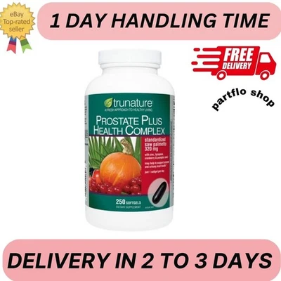 trunature Prostate Plus Health Complex, 250 Softgels - Image 1 of 2
