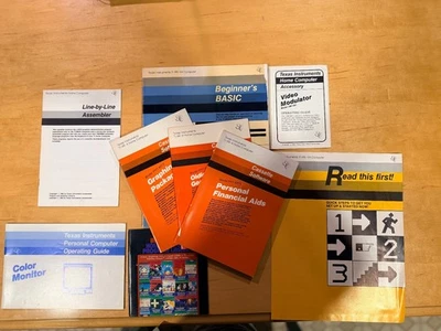 TI-99/4A random book lot Texas Instruments Vintage - Image 1 of 4