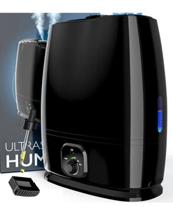 Everlasting Comfort Cool Mist Humidifiers for Bedroom 6L Black Brand New Sealed - Picture 1 of 6
