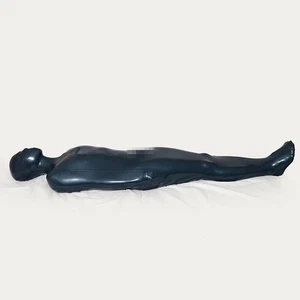 Latex Gummi Full Cover Sleep bag only open nostril back zip BDSM Customized - Picture 1 of 7