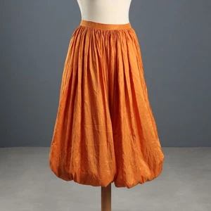 Vintage Biki Skirt Silk Taffeta UK Size 10/12 Italy 1950s Original - Picture 1 of 7