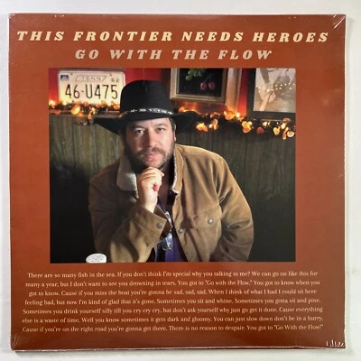 This Frontier Meeds Heroes “Go With The Flow” Brad Lauretti LP/Sealed Clear 2020 - Image 1 of 2