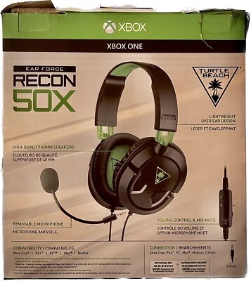 Turtle Beach Ear Force Recon 50X  GAMING XBOX PS4 PS5 PC ECC - Immagine 1 di 2