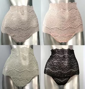 Victorias Secret Nwt Corded Lace Lot of 4 High Waist Thong Panty Panties Small S - Picture 1 of 13