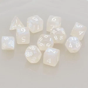 Ultra PRO Eclipse Poly Dice Set Magical 12Color Dice Game Shimmering Finish 11Pc - Picture 1 of 16