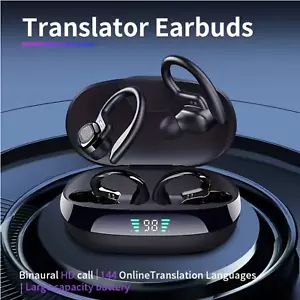 Traduttore in tempo reale 144 lingue - Auricolari wireless design sportivo - Foto 1 di 8