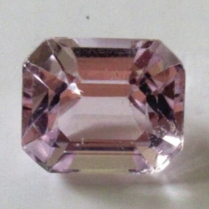 AMAZING  Pink Kunzite 8x9mm Emerald Cut AAA Natural Gem for Exquisite Jewellery - Picture 1 of 5
