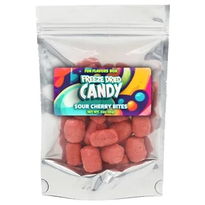 Freeze Dried Candy Sour Cherry Bites Variety Pack Space Theme Party Gift 2 oz - Picture 1 of 7