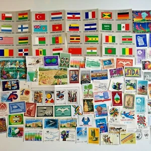 United Nations Stamps Collection - 100 to 800 Different Stamps - Picture 1 of 1
