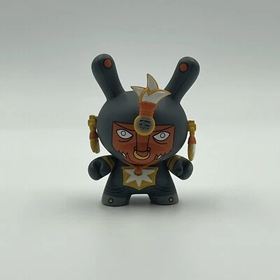 Kidrobot Dunny 2007 Azteca Series 1 Warrior Ehecatl 3” Beast Brothers Loose - Image 1 of 4