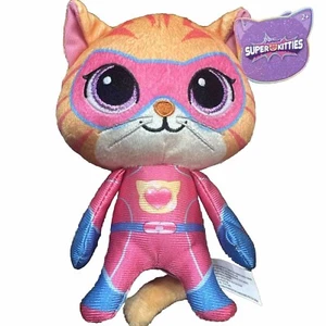 Disney Junior Super Kitties 7” Small Ginny Plush Stuff Animal Kitten Kids Toys - Picture 1 of 7