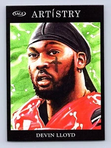 Devin Lloyd Card 2022 SAGE Artistry #96 Utah Utes - Picture 1 of 2