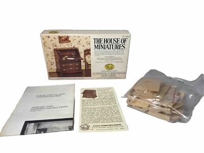 House of Miniatures Kit #40017 1:12 Chippendale Desk Circa 1750-1790 - Image 1 of 4