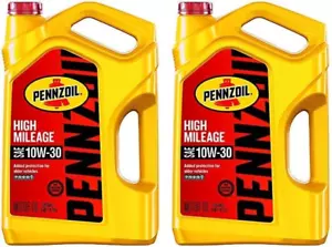 Conventional 10W-30 Motor Oil for Vehicles over 75K Miles (5-Quart, 2-Pack) - Bild 1 von 12