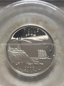 2003 S Silver Maine State Quarter Proof PR69 DCAM PCGS Blue Label - Picture 1 of 4