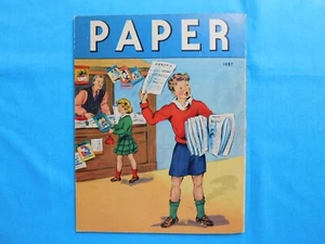  VTG. CHILDREN'S BOOK ~ "PAPER" ~ ALICE MARTIN ~ 1940 C.R. WHITMAN PUB GOOD CON. - Bild 1 von 8