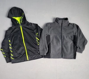 Lot of 2 Zip Up SMALL 5/6 - 6/7 - Fleece and Hoodie - Columbia & Gymboree - Picture 1 of 9