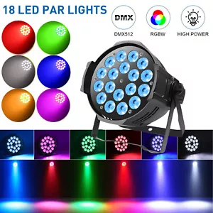 270W 18 LED Par Wash RGBW 4in1 DMX Disco Party Bühnenlicht Show DJ Scheinwerfer - Bild 1 von 15