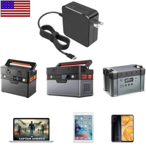 65W USB-C PD Charger Type C Adapter Power for Smart Phone Powerstation Laptop - Picture 1 of 4