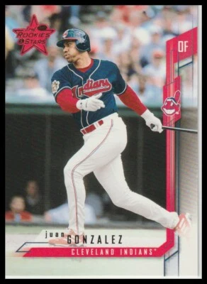 2001 Juan Gonzalez Leaf Rookies & Stars Baseball #66 Cleveland Indians - Image 1 of 2