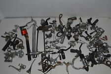 VINTAGE BICYCLE BIKE PARTS- BRAKES PEDALS LOT OF 50 SHIMANO ETC (IRC21)