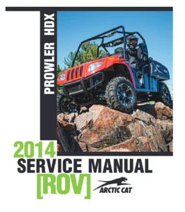Manual de servicio Arctic Cat Prowler HDX | 2014 | CD ENVIADO O USB - Imagen 1 de 12