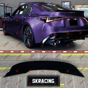 Real Carbon Fiber Rear Trunk Spoiler Wing Fits 2021-2024 Lexus IS300 IS350 IS500 - Bild 1 von 46