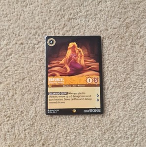 Lorcana Legendary Rapunzel Gifted With Healing Card