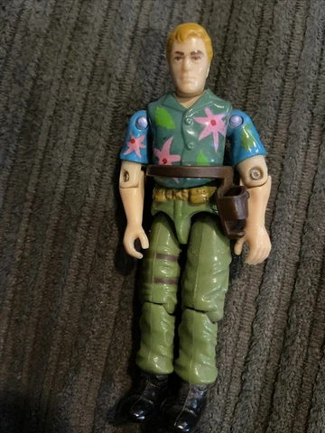 rare funskool india gijoe exclusive variant chuckles Figure W Holster No Gun Cover