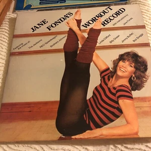 Jane Fonda's Workout Record (1981) 2-LP Vinyl • Jacksons, REO Speedwagon - Picture 1 of 6
