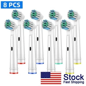 8x Replacement Brush Heads For Oral-B Electric Toothbrush Fit Advance Power/Pro - Picture 1 of 4