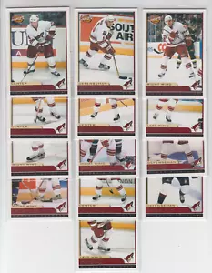 03/04 Pacific Complete Phoenix Coyotes (13 Cards) Gratton Suchy Doan Nagy Mara + - Picture 1 of 1