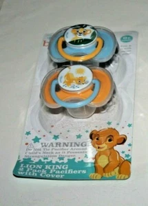 Disney baby Lion King 2-pack Pacifiers w/cover  In Box  - Picture 1 of 2