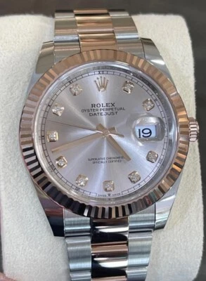 Rolex Datejust 41 Sundust esfera diamante Ref. 126331 Foto 1 de 4
