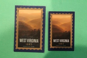 (2 Juego) SELLO MAGNÉTICO USPS USPS VIRGINIA OESTE / EE. UU. FOREVER / 2013 #4790 estado - Imagen 1 de 1