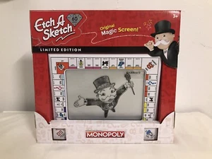 ETCH A SKETCH 60th Anniversary Monopoly Edition-LIMITED EDITION,Magic Screen New - Picture 1 of 4