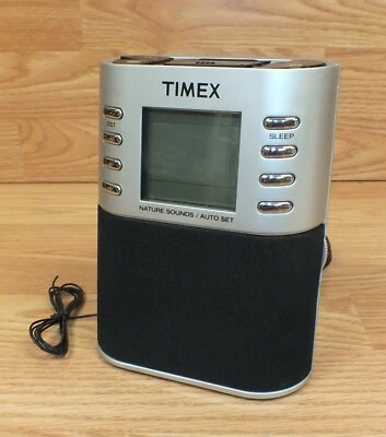 Genuine Timex (T308S) AM/FM Clock Radio With Nature Sounds **READ**  - Image 1 of 4