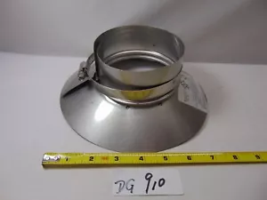 Z-Flex Z-Vent 4" Supporto Superiore / Collare Tempesta Inox 2SVSLSF04 Nuovo senza scatola - Foto 1 di 5